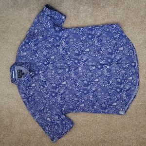 Charleston Threads men patterend button down shirt